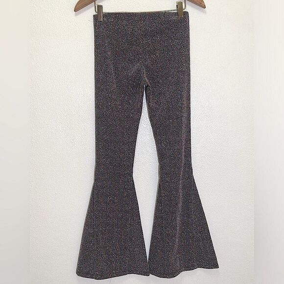 Drifter - Extreme Flare Metallic Multicolor Shimmery Bell Pants - size S - Picture 2 of 7